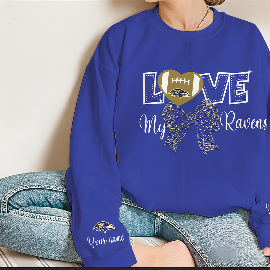 LIMITED EDITION - NEW CUSTOMIZED NFL28 BTR BALTIMORE RAVENS UNISEX T-SHIRT, POLO, HOODIE & JACKETS
