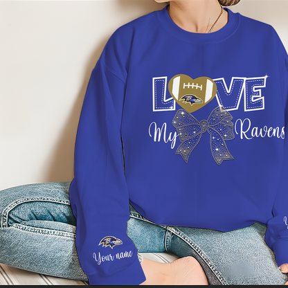 LIMITED EDITION - NEW CUSTOMIZED NFL28 BTR BALTIMORE RAVENS UNISEX T-SHIRT, POLO, HOODIE & JACKETS