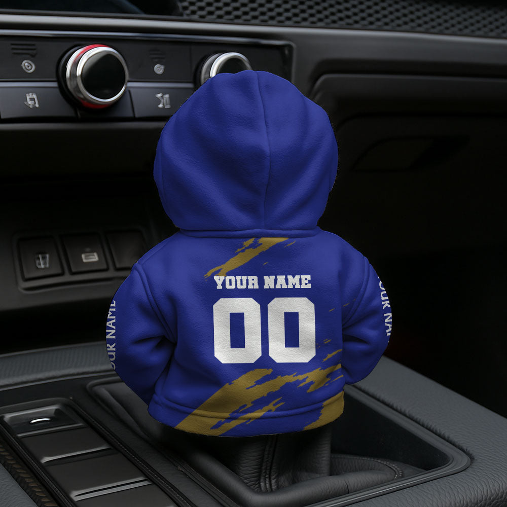 LIMITED EDITION - NEW CUSTOMIZED NFL28 BTR BALTIMORE RAVENS CAR HOODIE SHIFT KNOB COVER