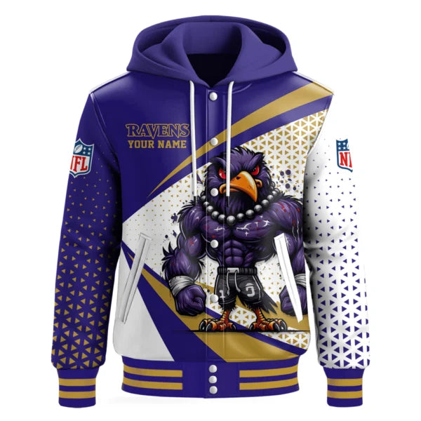 LIMITED EDITION - NEW CUSTOMIZED NFL28 BTR BALTIMORE RAVENS UNISEX T-SHIRT, POLO, HOODIE & JACKETS