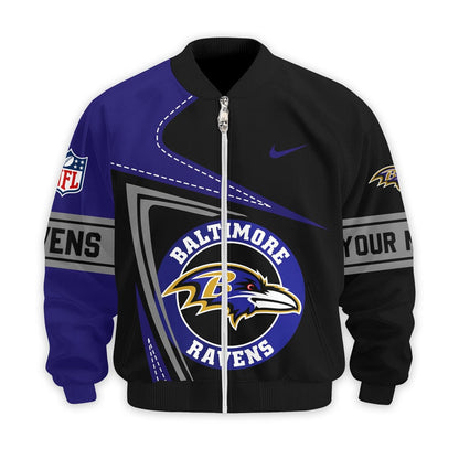 LIMITED EDITION - NEW CUSTOMIZED NFL28 BTR BALTIMORE RAVENS UNISEX T-SHIRT, POLO, HOODIE & JACKETS