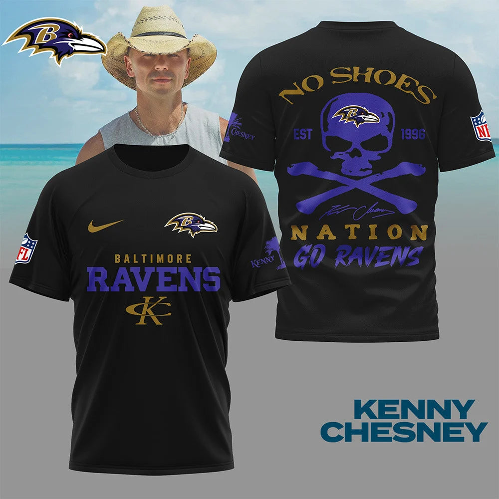 LIMITED EDITION - NEW CUSTOMIZED NFL28 BTR BALTIMORE RAVENS T-SHIRT | MULTIPLE COLORS AVAILABLE