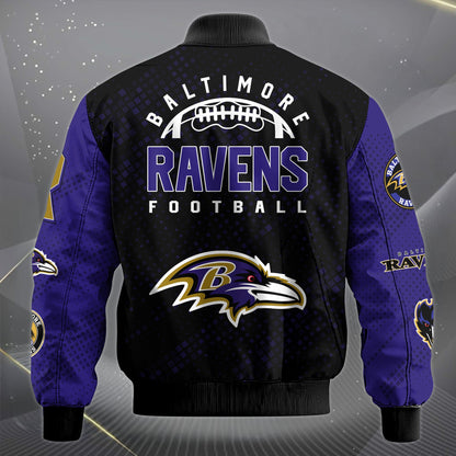 LIMITED EDITION - NEW CUSTOMIZED NFL28 BTR BALTIMORE RAVENS SATIN VARSITY JACKET & LONG PANTS