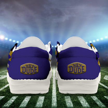 LIMITED EDITION - NEW CUSTOMIZED NFL28 BTR BALTIMORE RAVENS LOAFER SHOES