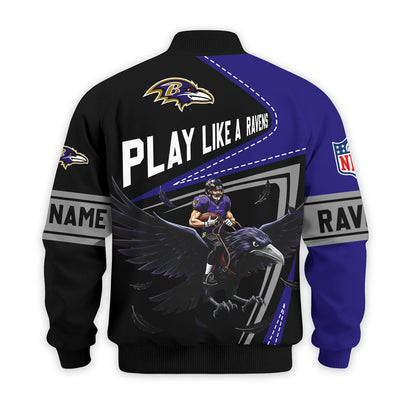 LIMITED EDITION - NEW CUSTOMIZED NFL28 BTR BALTIMORE RAVENS UNISEX T-SHIRT, POLO, HOODIE & JACKETS