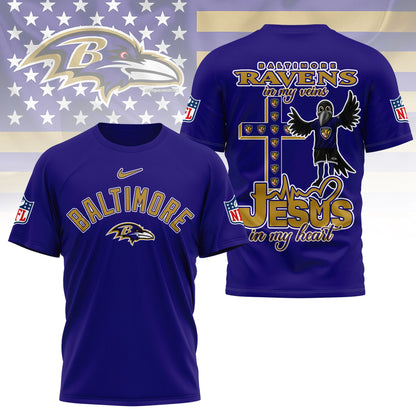 LIMITED EDITION - NEW CUSTOMIZED NFL28 BTR BALTIMORE RAVENS T-SHIRT | MULTIPLE COLORS AVAILABLE