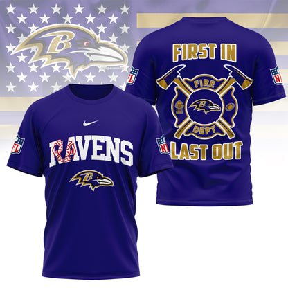 LIMITED EDITION - NEW CUSTOMIZED NFL28 BTR BALTIMORE RAVENS T-SHIRT | MULTIPLE COLORS AVAILABLE