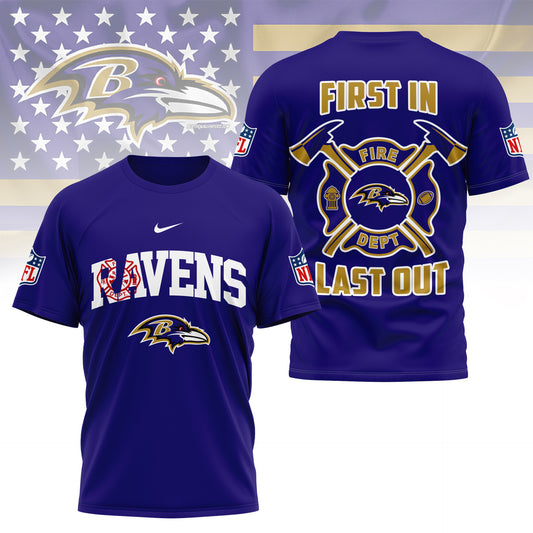 LIMITED EDITION - NEW CUSTOMIZED NFL28 BTR BALTIMORE RAVENS T-SHIRT | MULTIPLE COLORS AVAILABLE