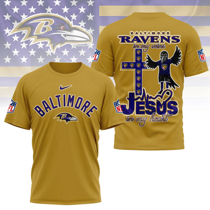 LIMITED EDITION - NEW CUSTOMIZED NFL28 BTR BALTIMORE RAVENS T-SHIRT | MULTIPLE COLORS AVAILABLE
