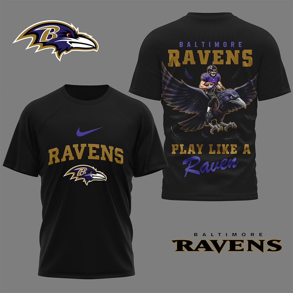 LIMITED EDITION - NEW CUSTOMIZED NFL28 BTR BALTIMORE RAVENS NATION GEAR 3D SHIRT