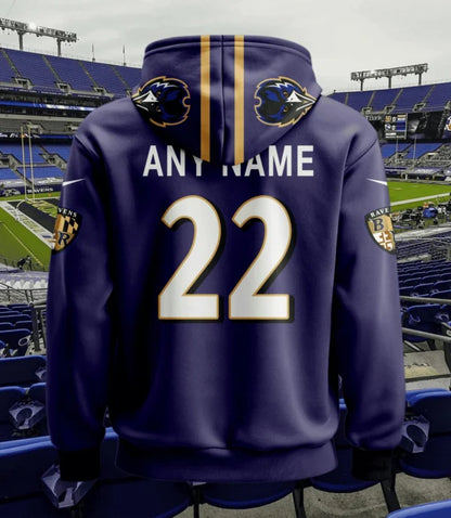 LIMITED EDITION - NEW CUSTOMIZED NFL28 BTR BALTIMORE RAVENS UNISEX T-SHIRT, POLO, HOODIE & JACKETS