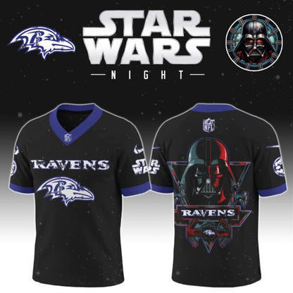LIMITED EDITION - NEW CUSTOMIZED NFL28 BTR BALTIMORE RAVENS V-NECK BASKETBALL JERSEY