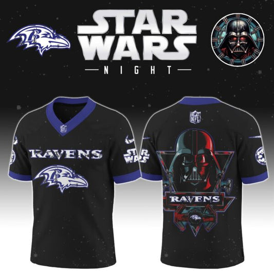 LIMITED EDITION - NEW CUSTOMIZED NFL28 BTR BALTIMORE RAVENS V-NECK BASKETBALL JERSEY