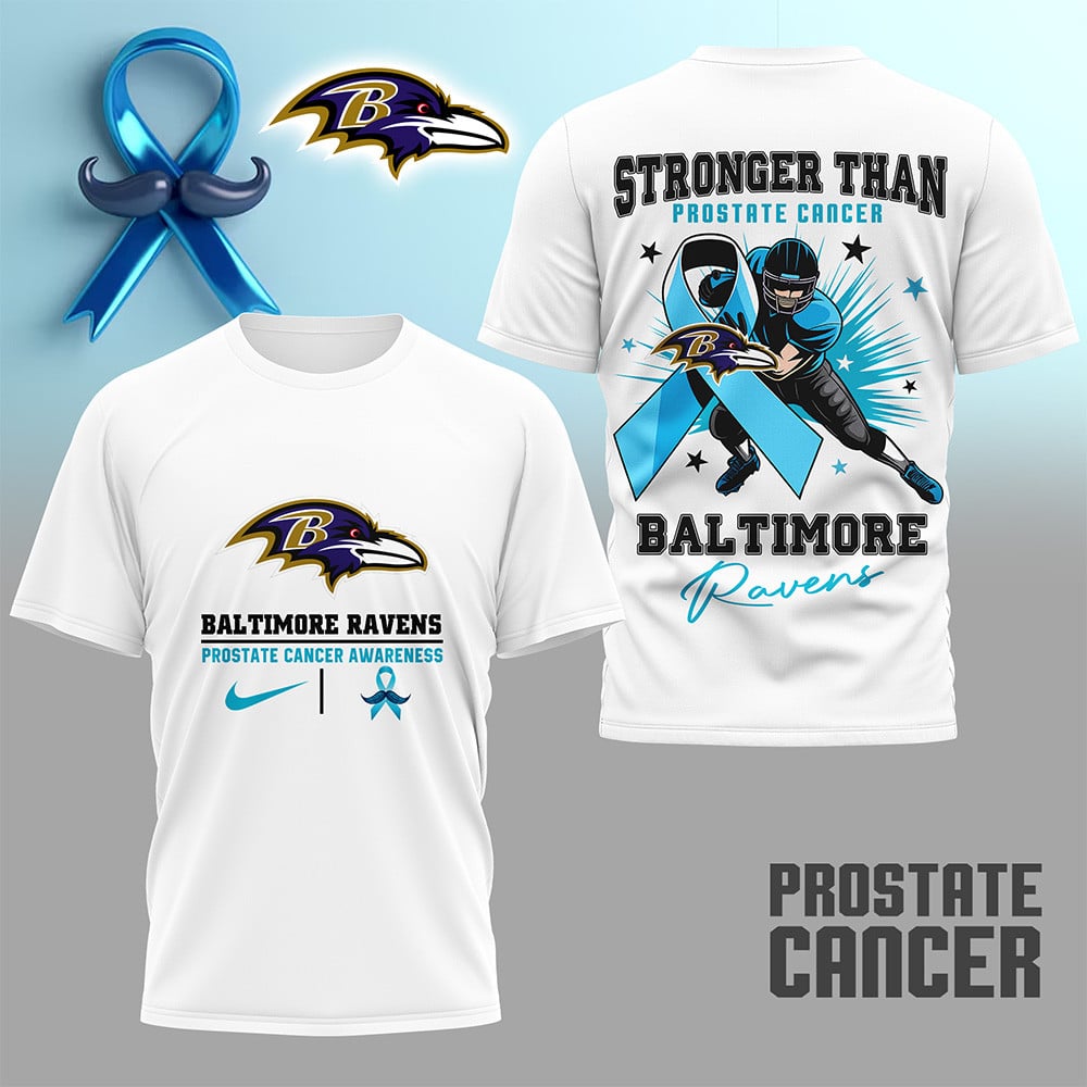 LIMITED EDITION - NEW CUSTOMIZED NFL28 BTR BALTIMORE RAVENS T-SHIRT