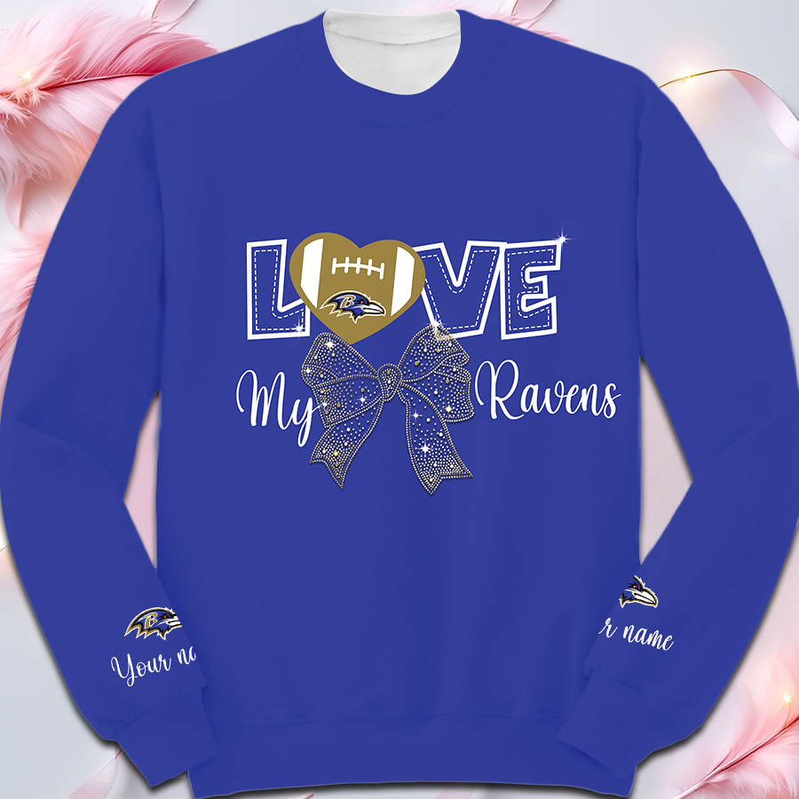 LIMITED EDITION - NEW CUSTOMIZED NFL28 BTR BALTIMORE RAVENS UNISEX T-SHIRT, POLO, HOODIE & JACKETS