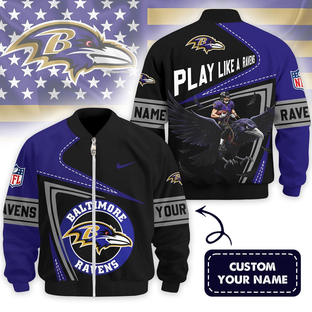 LIMITED EDITION - NEW CUSTOMIZED NFL28 BTR BALTIMORE RAVENS UNISEX T-SHIRT, POLO, HOODIE & JACKETS