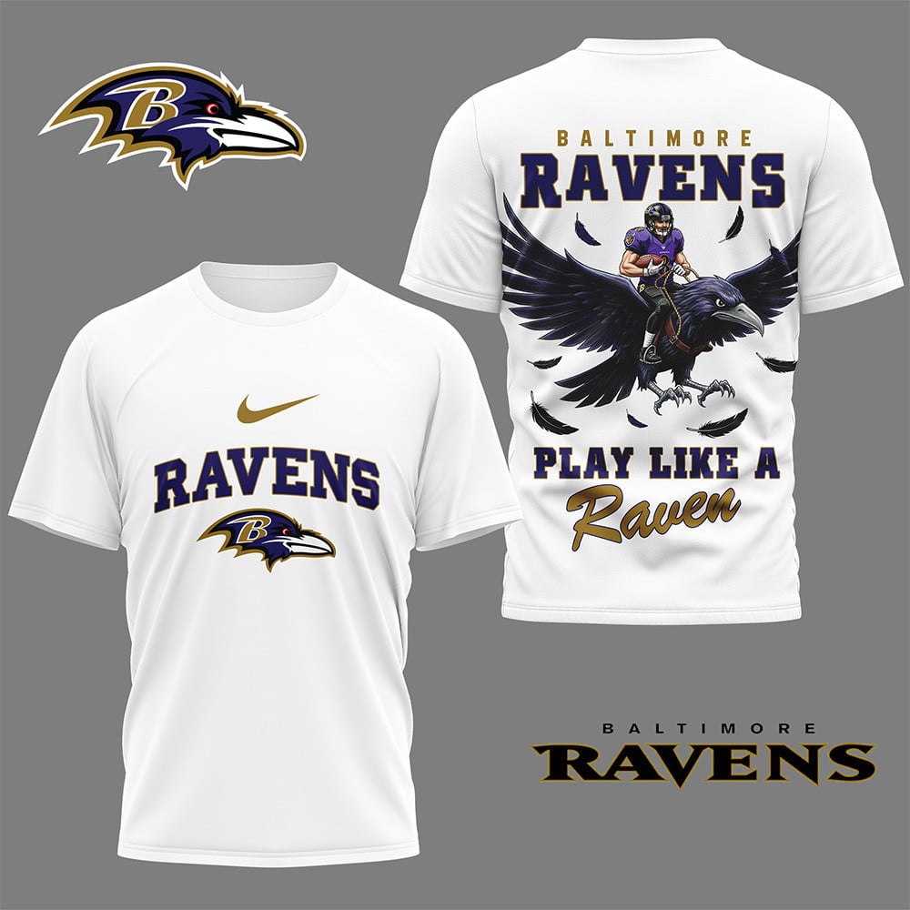 LIMITED EDITION - NEW CUSTOMIZED NFL28 BTR BALTIMORE RAVENS NATION GEAR 3D SHIRT