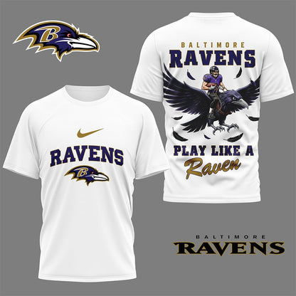 LIMITED EDITION - NEW CUSTOMIZED NFL28 BTR BALTIMORE RAVENS NATION GEAR 3D SHIRT