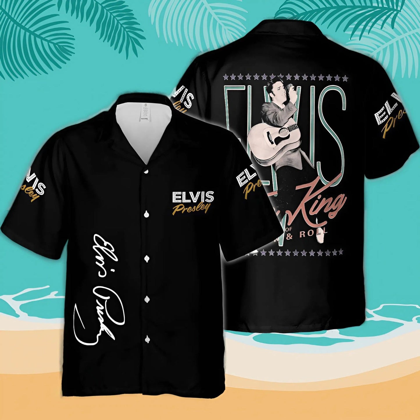 New Premium Elvis Presley  Unisex Hawaiian Shirt - EVPLCAO42