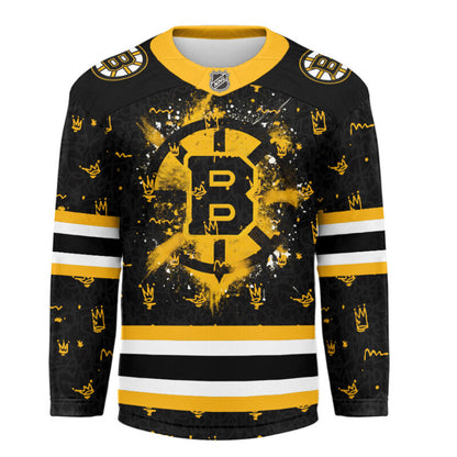 LIMITED EDITION - NEW CUSTOMIZED NHL02 BT BRUINS UNISEX HOCKEY JERSEY