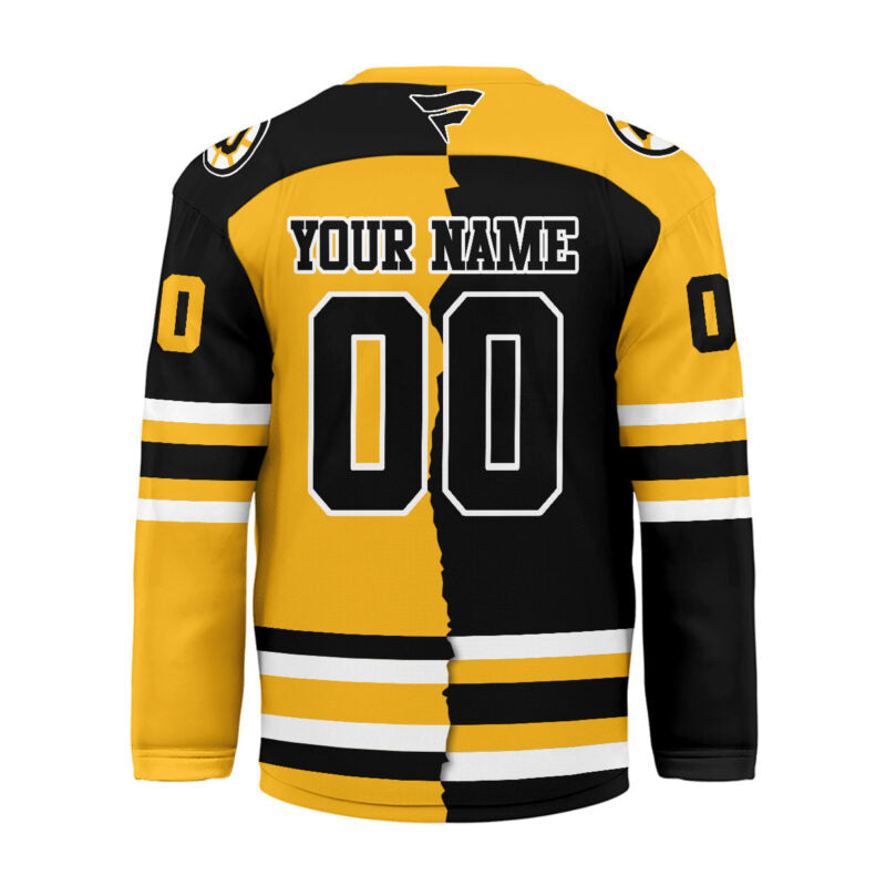 [SUPER SALE] NEW CUSTOMIZED NHL02 BTB BOSTON BRUINS UNISEX HOCKEY JERSEY