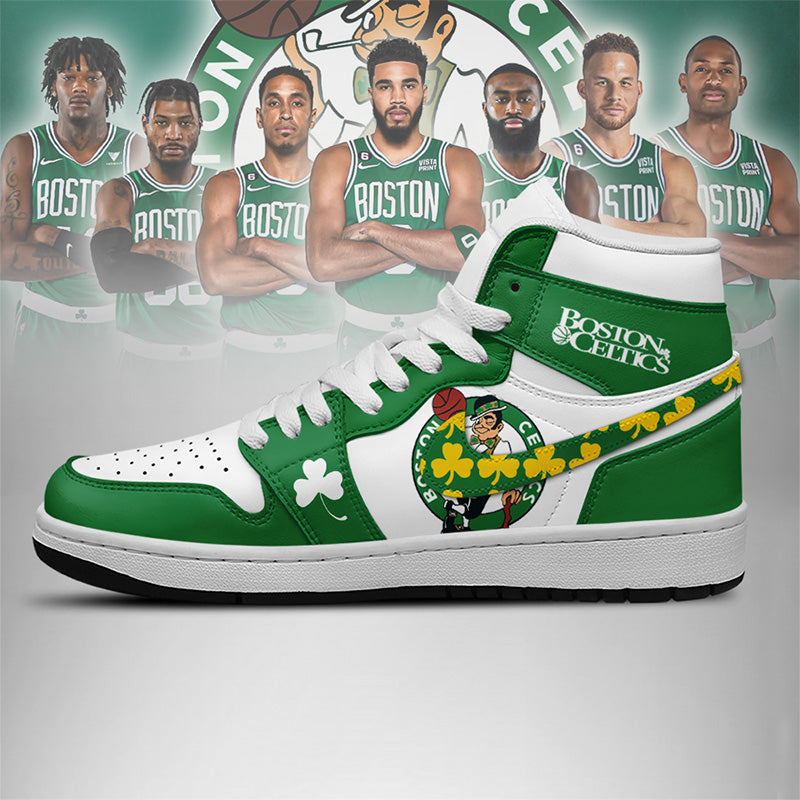 [HOT DEAL] NEW CUSTOMIZED NBA03 BCE BOSTON CELTICS AIR JORDAN SNEAKERS