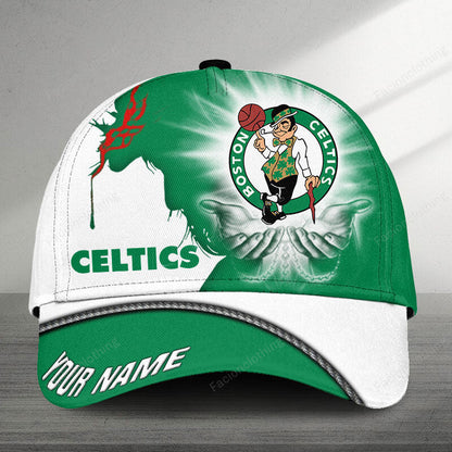 LIMITED EDITION - NEW CUSTOMIZED NBA03 BCE BOSTON CELTICS CLASSIC CAP