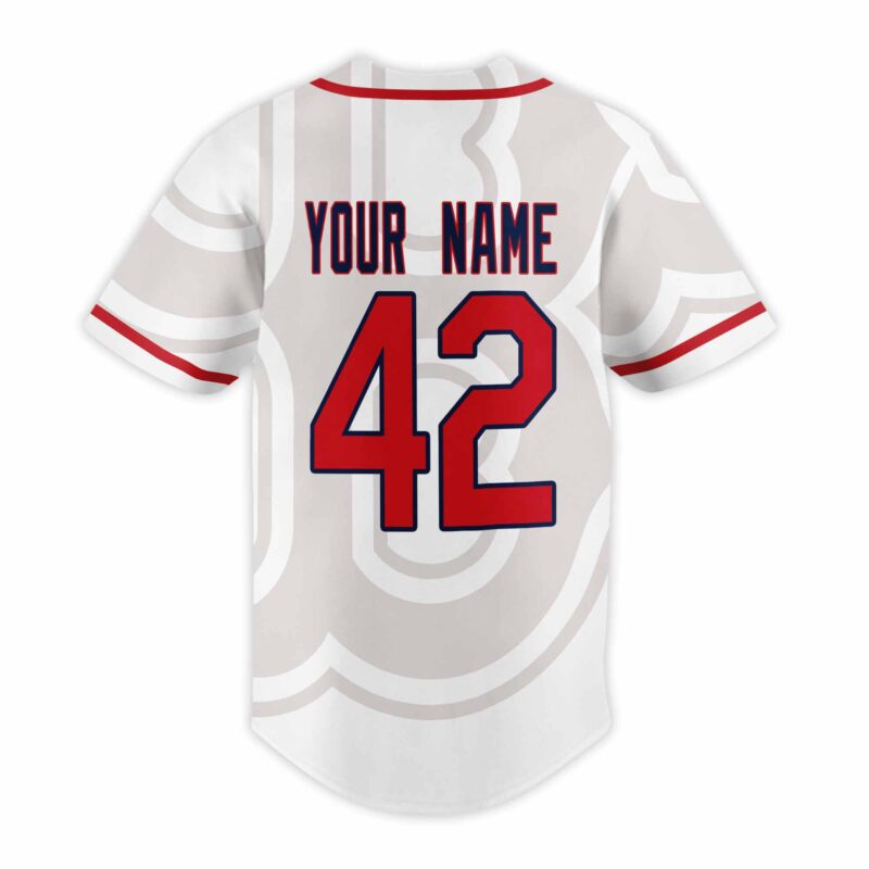 LIMITED EDITION - NEW CUSTOMIZED MLB03 BRS BOSTON RED SOX BASEBALL JERSEY