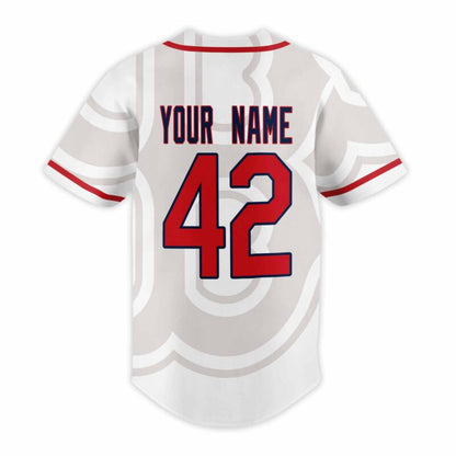 LIMITED EDITION - NEW CUSTOMIZED MLB03 BRS BOSTON RED SOX BASEBALL JERSEY
