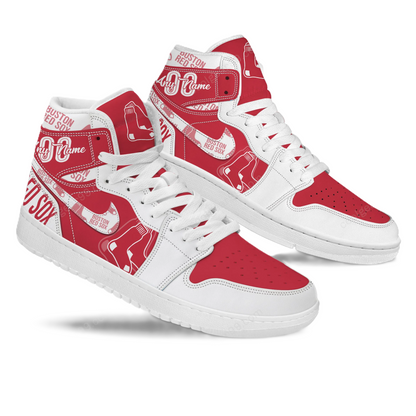 LIMITED EDITION - NEW CUSTOMIZED MLB03 BR SOX AIR JORDAN SNEAKERS