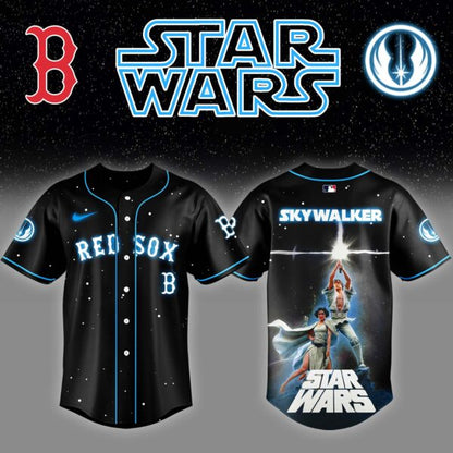 LIMITED EDITION - NEW CUSTOMIZED MLB03 BR SOX x STAR WARS BASEBALL JERSEY