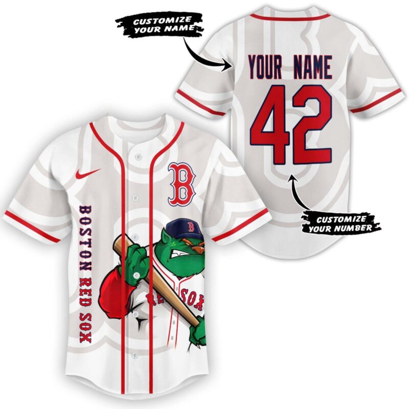 LIMITED EDITION - NEW CUSTOMIZED MLB03 BRS BOSTON RED SOX BASEBALL JERSEY