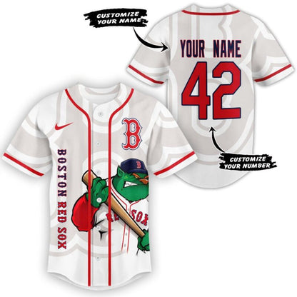 LIMITED EDITION - NEW CUSTOMIZED MLB03 BRS BOSTON RED SOX BASEBALL JERSEY