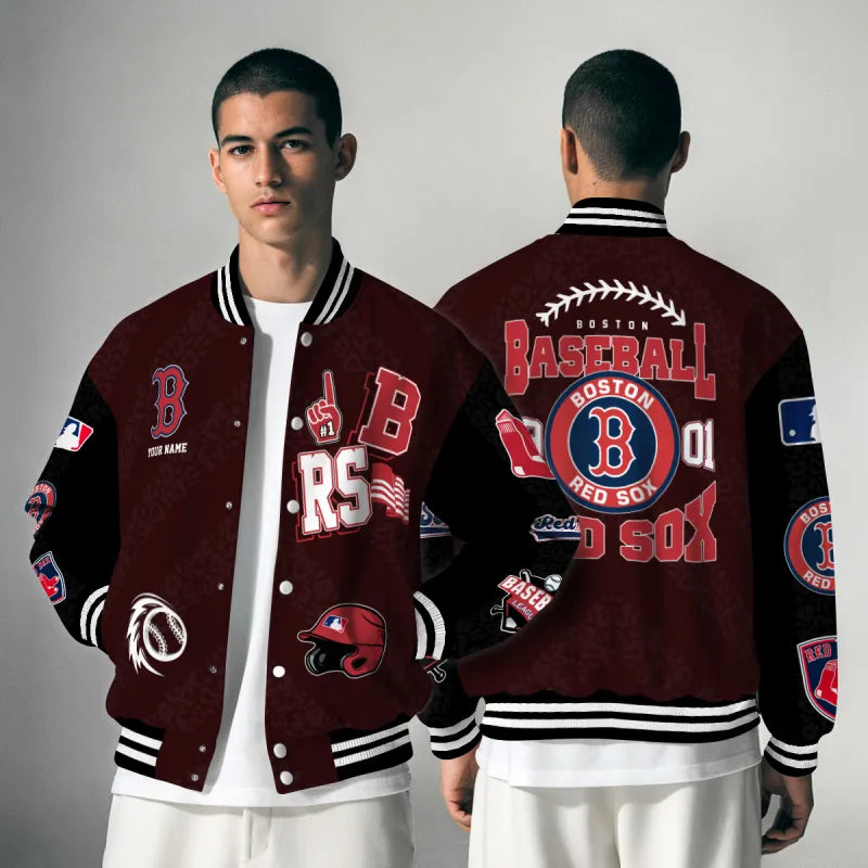 LIMITED EDITION - NEW CUSTOMIZED MLB03 BRS BOSTON RED SOX UNISEX T-SHIRT, POLO, HOODIE & JACKETS