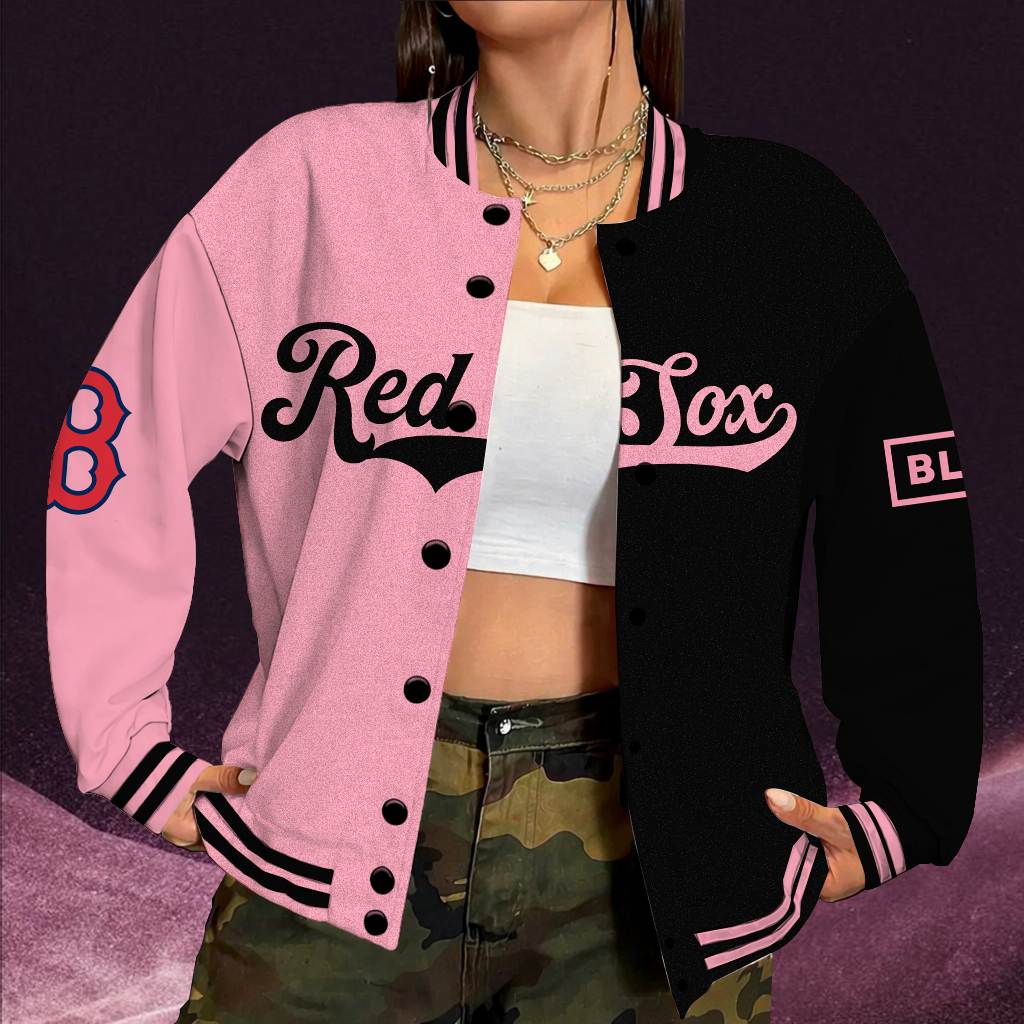 LIMITED EDITION - NEW CUSTOMIZED MLB03 MLB03 BRS BOSTON RED SOX VARSITY & BASEBALL JACKET