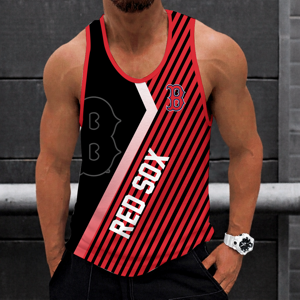 LIMITED EDITION - NEW CUSTOMIZED MLB03 BOSTON RED SOX UNISEX TANK TOP