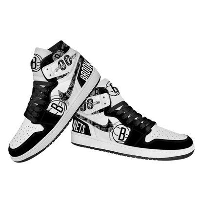 [HOT DEAL] NEW CUSTOMIZED NBA25 BNE BROOKLYN NETS AIR JORDAN SNEAKERS