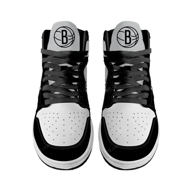 [HOT DEAL] NEW CUSTOMIZED NBA25 BNE BROOKLYN NETS AIR JORDAN SNEAKERS