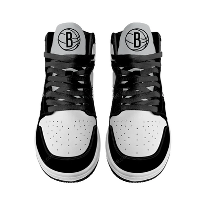 [HOT DEAL] NEW CUSTOMIZED NBA25 BNE BROOKLYN NETS AIR JORDAN SNEAKERS