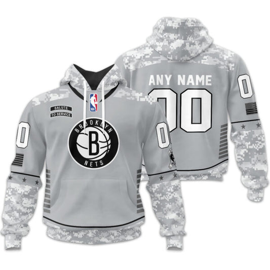 LIMITED EDITION - NEW CUSTOMIZED NBA25 BN BROOKLYN NETS UNISEX T-SHIRT, POLO, HOODIE & JACKETS