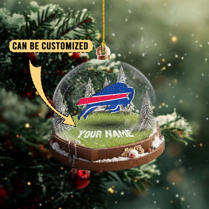 LIMITED EDITION - NEW CUSTOMIZED NFL03 BFB BUFFALO BILLS ACRYLIC ORNAMENT