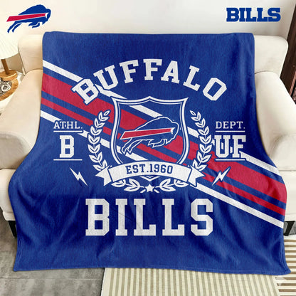 LIMITED EDITION - NEW CUSTOMIZED NFL03 BFB BUFFALO BILLS NORMAL & FLEECE BLANKET