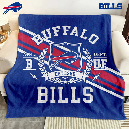 LIMITED EDITION - NEW CUSTOMIZED NFL03 BFB BUFFALO BILLS NORMAL & FLEECE BLANKET