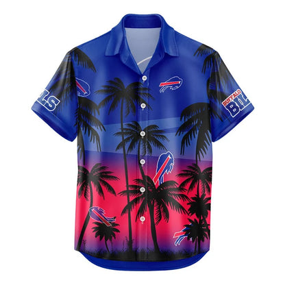 LIMITED EDITION - NEW CUSTOMIZED NFL03 BFB BUFFALO BILLS UNISEX HAWAIIAN SHIRT & SHORTS SET
