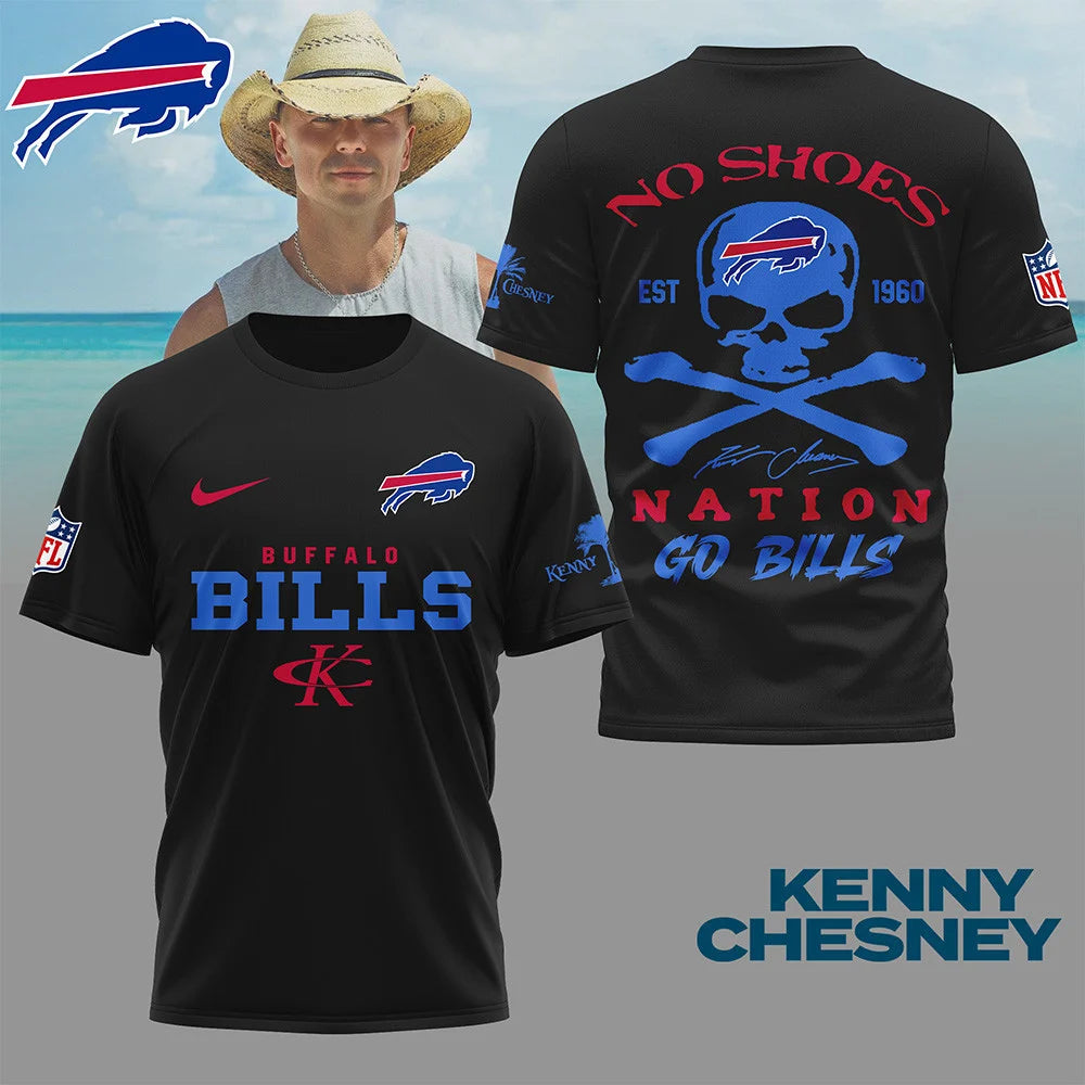 LIMITED EDITION - NEW CUSTOMIZED NFL03 BFB BUFFALO BILLS T-SHIRT | MULTIPLE COLORS AVAILABLE