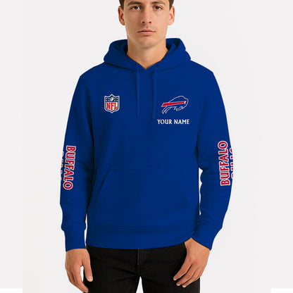LIMITED EDITION - NEW CUSTOMIZED NFL03 BFB BUFFALO BILLS UNISEX HOODIE