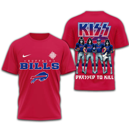 LIMITED EDITION - NEW CUSTOMIZED NFL03 BFB BUFFALO BILLS T-SHIRT | MULTIPLE COLORS AVAILABLE