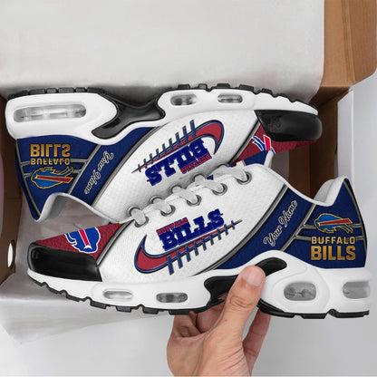 LIMITED EDITION - NEW CUSTOMIZED NFL03 BFB BUFFALO BILLS UNISEX AIR MAX PLUS SNEAKERS