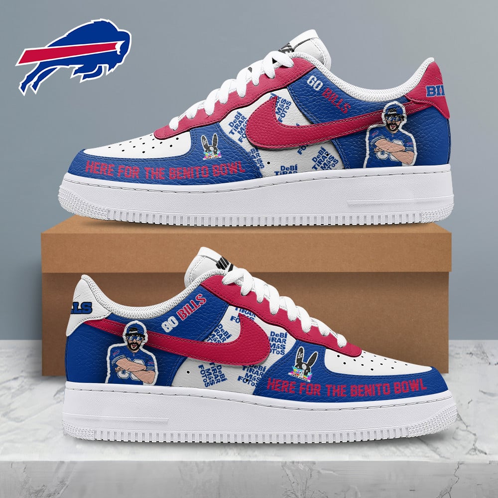 LIMITED EDITION - NEW CUSTOMIZED NFL03 BFB BUFFALO BILLS SUPER BOWL HALFTIME SHOW AF1 SHOES
