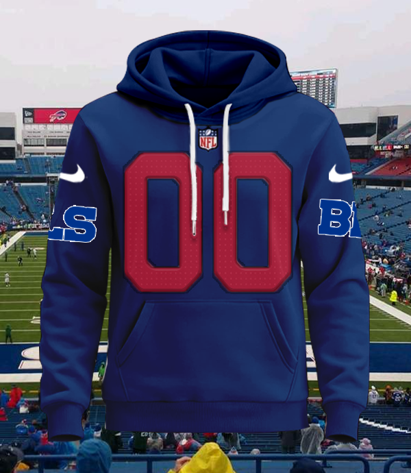 LIMITED EDITION - NEW CUSTOMIZED NFL03 BFB BUFFALO BILLS UNISEX T-SHIRT, POLO, HOODIE & JACKETS